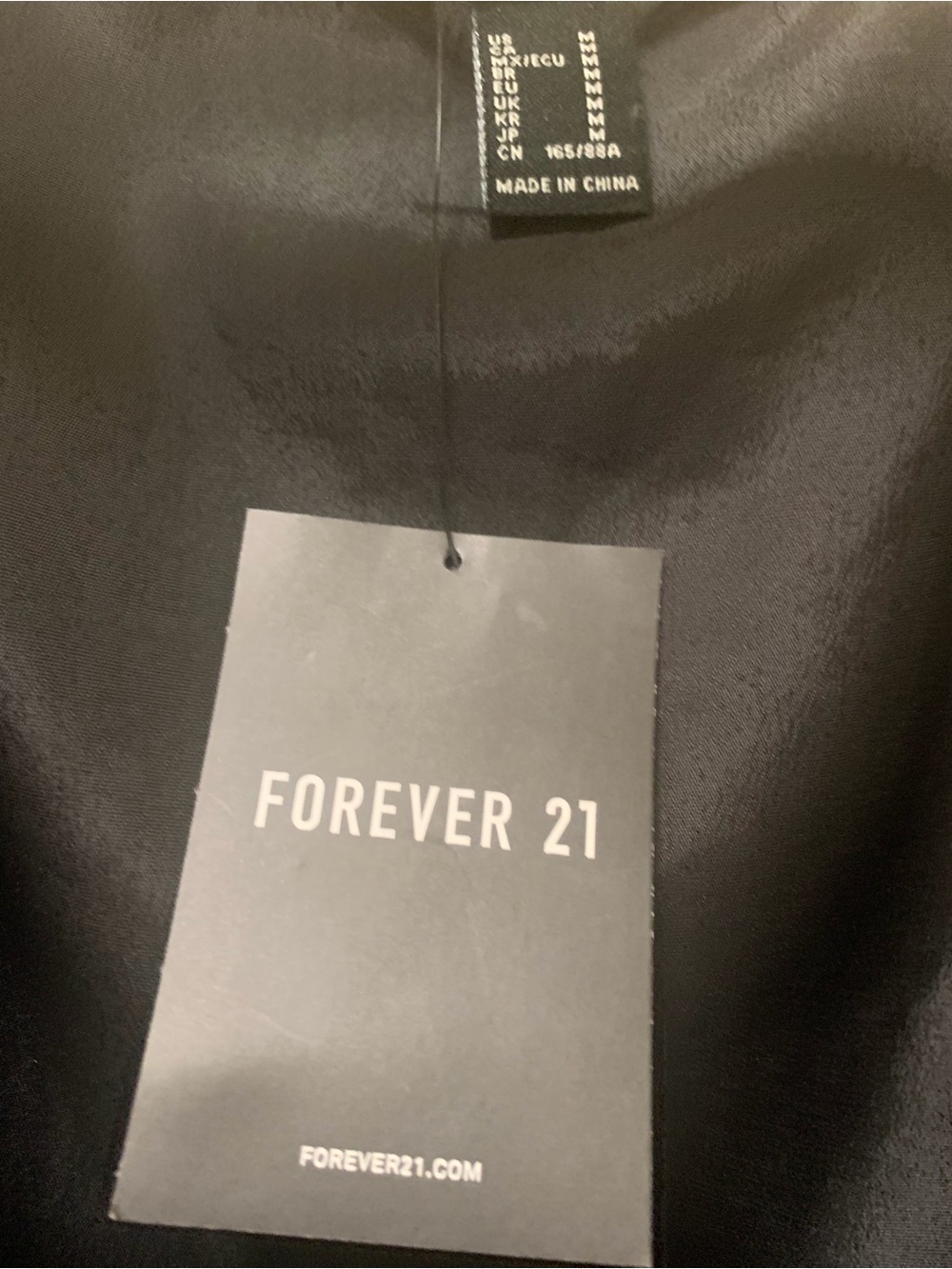 Forever 21 Black Long-Sleeve Sheer Overlay Top - Picture 2 of 4